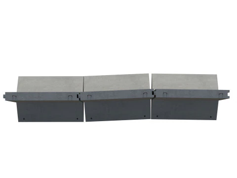 Concrete Construction Materials Collection 3D Model