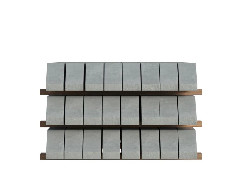 Concrete Construction Materials Collection 3D Model