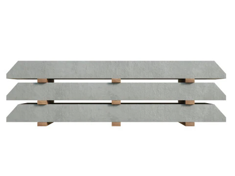 Concrete Construction Materials Collection 3D Model