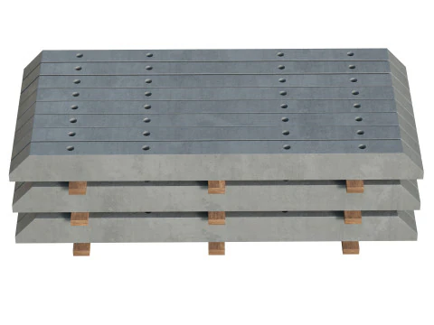 Concrete Construction Materials Collection 3D Model