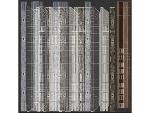 Concrete Construction Materials Collection Modelo 3D