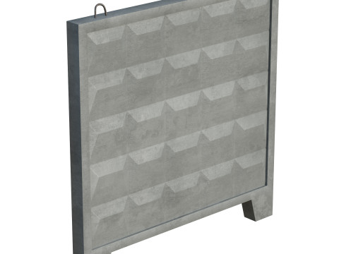 Concrete Construction Materials Collection Modelo 3D