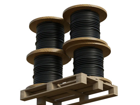 Collection Construction Materials 3D Model