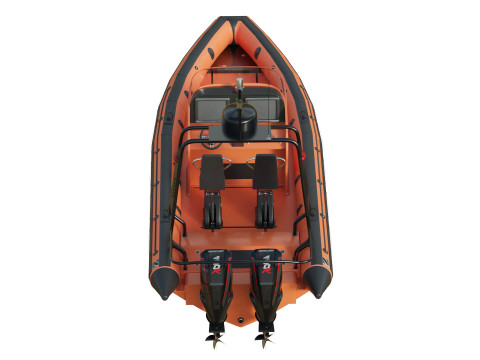 Zodiac Inflatable Lifeboat 3D Model