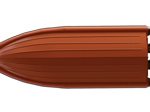 Zodiac Inflatable Lifeboat 3D Model