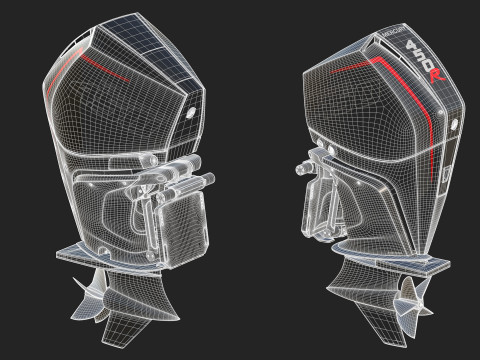 Zodiac Inflatable Lifeboat 3D Model