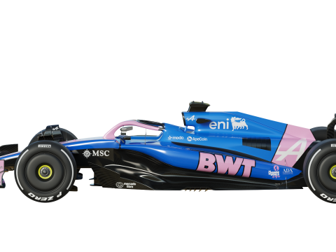 F1 Alpine A525 2025 3D Model