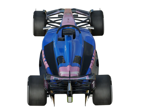 F1 Alpine A525 2025 3D Model