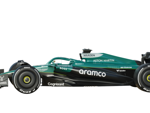 F1 Aston Martin AMR25 2025 Modelo 3D
