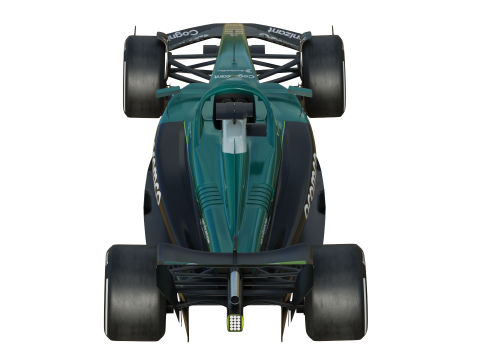 F1 Aston Martin AMR25 2025 Modelo 3D