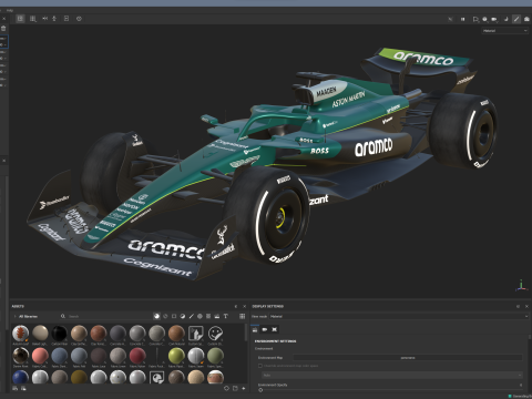 F1 Aston Martin AMR25 2025 Modelo 3D