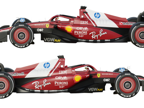 F1 Ferrari SF25 2025 Modèle 3D