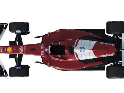 F1 Ferrari SF25 2025 Modèle 3D
