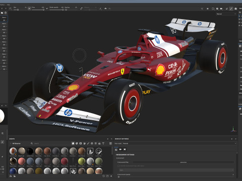 F1 Ferrari SF25 2025 Modèle 3D
