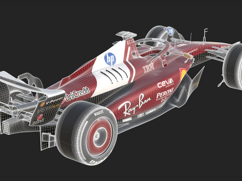 F1 Ferrari SF25 2025 Modèle 3D