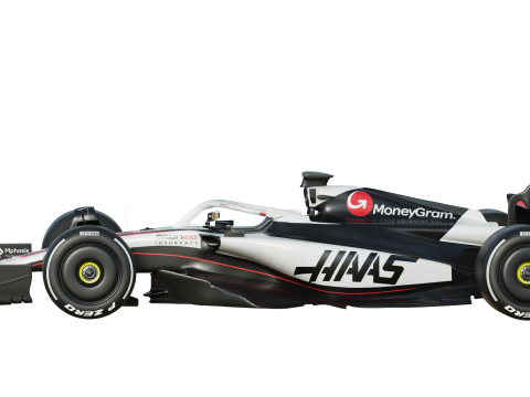 F1 Haas VF25 2025 3D Model