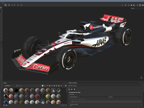 F1 Haas VF25 2025 3D Model