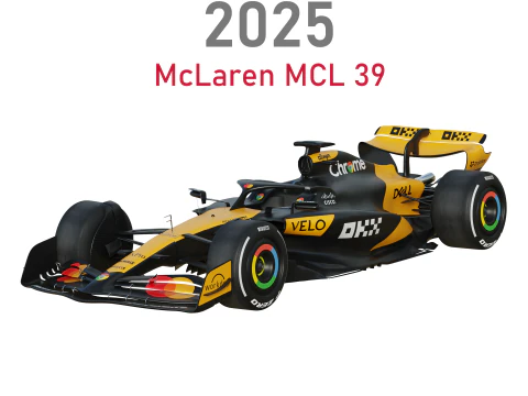 F1 迈凯伦 MCL39 2025 3D 模型