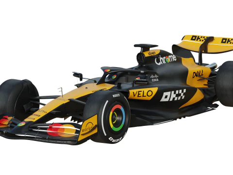 F1 McLaren MCL39 2025 3D Model