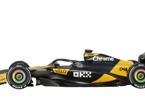 F1 McLaren MCL39 2025 3D Model