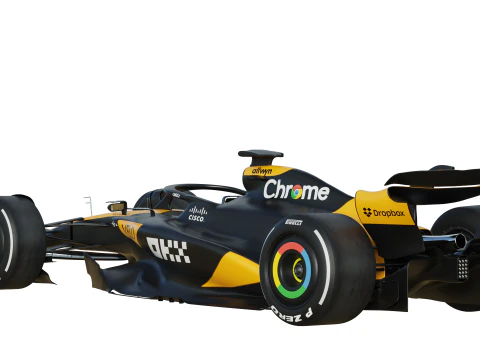 F1 McLaren MCL39 2025 3D Model