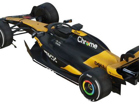 F1 McLaren MCL39 2025 3D Model