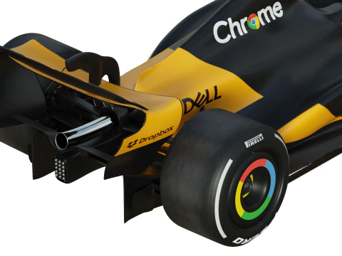 F1 McLaren MCL39 2025 3D Model