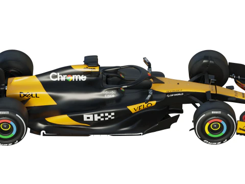 F1 McLaren MCL39 2025 3D Model