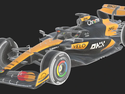 F1 McLaren MCL39 2025 3D Model