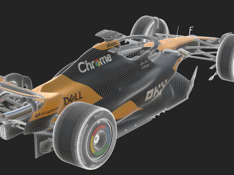 F1 McLaren MCL39 2025 3D Model