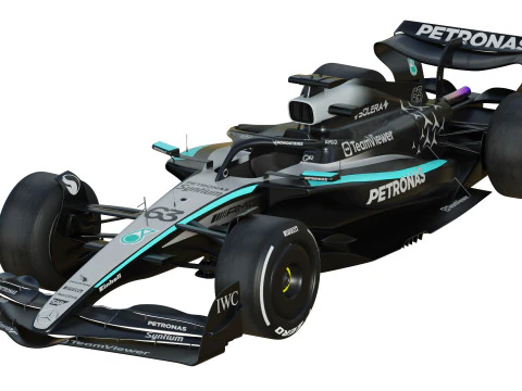 F1 Mercedes W16 2025 3D Model in Racing 559371 | 3DExport
