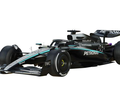 F1 Mercedes W16 2025 Model 3D
