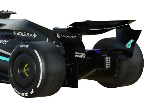 F1 Mercedes W16 2025 3D Model