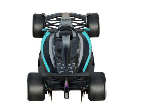 F1 Mercedes W16 2025 Model 3D