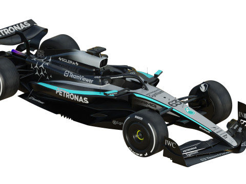 F1 Mercedes W16 2025 Model 3D