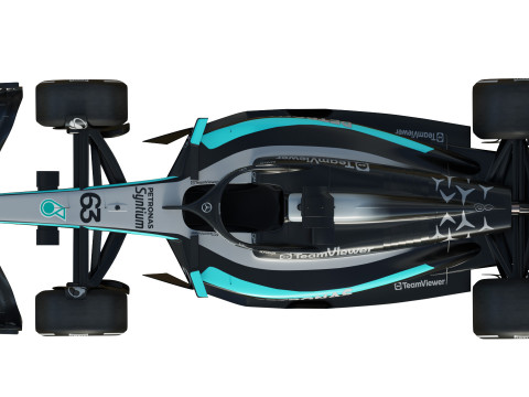 F1 Mercedes W16 2025 Model 3D