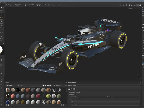 F1 Mercedes W16 2025 Model 3D