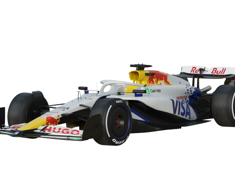F1 Racing Bulls VCARB 2025 3D Model