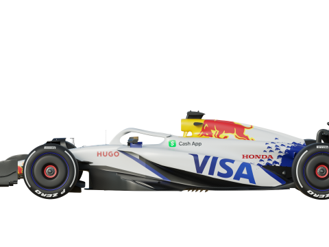 F1 Racing Bulls VCARB 2025 3D Model