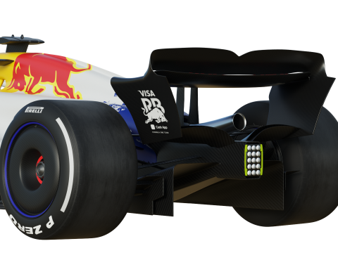F1 Racing Bulls VCARB 2025 3D Model