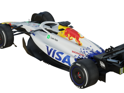 F1 Racing Bulls VCARB 2025 3D Model