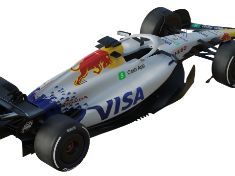 F1 Racing Bulls VCARB 2025 3D Model