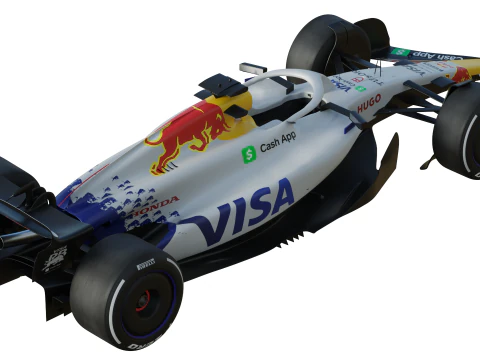 F1 Racing Bulls VCARB 2025 3D Model