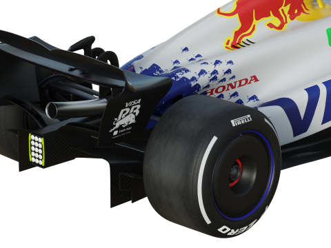 F1 Racing Bulls VCARB 2025 3D Model
