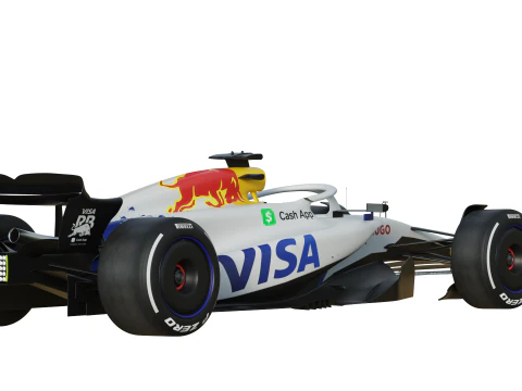 F1 Racing Bulls VCARB 2025 3D Model