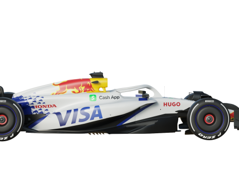F1 Racing Bulls VCARB 2025 3D Model