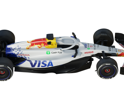 F1 Racing Bulls VCARB 2025 3D Model