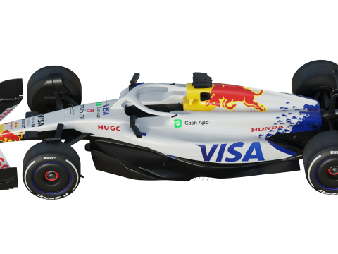 F1 Racing Bulls VCARB 2025 3D Model
