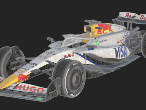 F1 Racing Bulls VCARB 2025 3D Model
