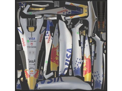 F1 Racing Bulls VCARB 2025 3D Model